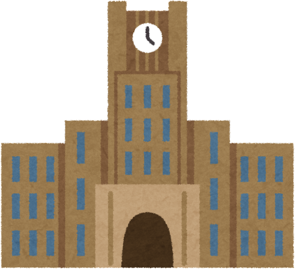 Illustration of a Classic University Building